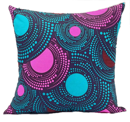 African Home Accessories Hafsy 100% Cotton Ankara Decorative Throw pillow 