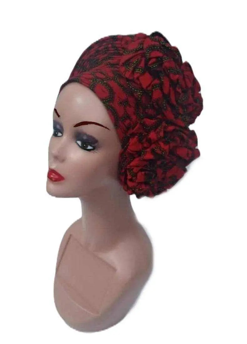 Hafsy Chic Ankara Auto gele - Glam Origins