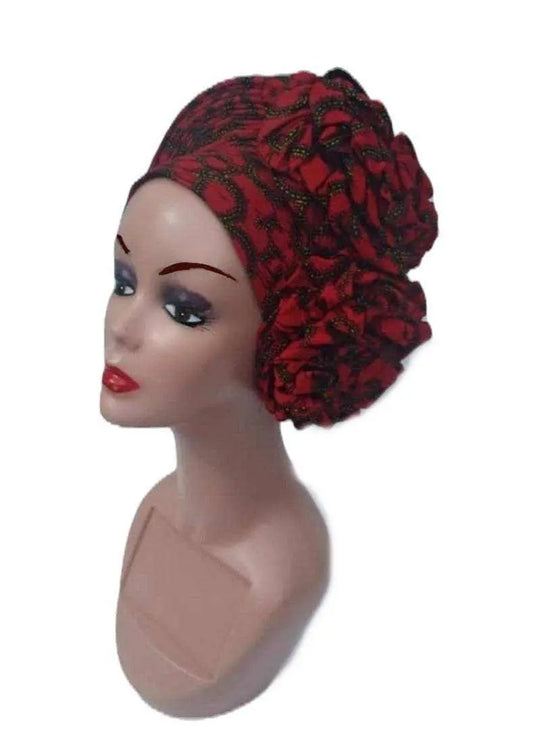 Hafsy Chic Ankara Auto gele - Glam Origins