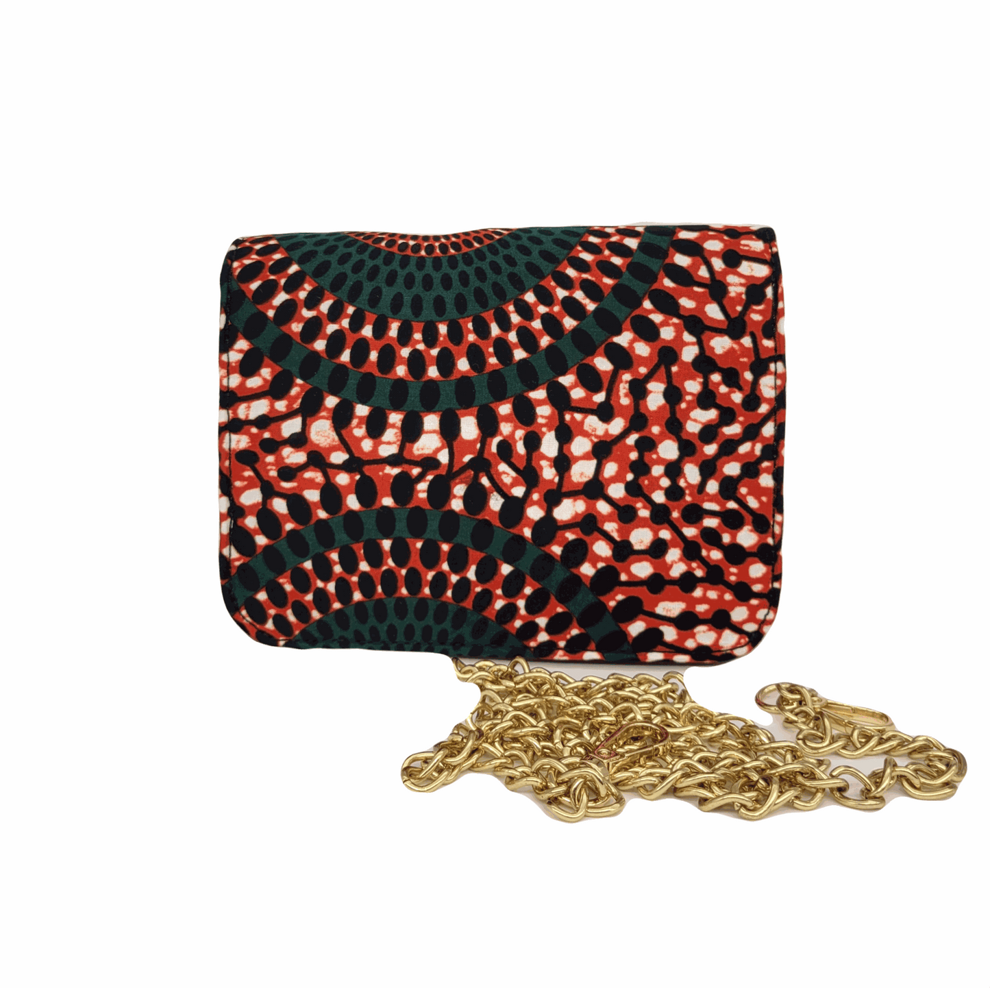 Glam Origins Lili Ankara Mini Clutch bag Handbags 
Handmade
Ankara
Vibrant Colors
Can be used as clutch or Chain handbag
Spot Clean
Do not bleach
Made in China
 Lili Ankara Mini Clutch bag