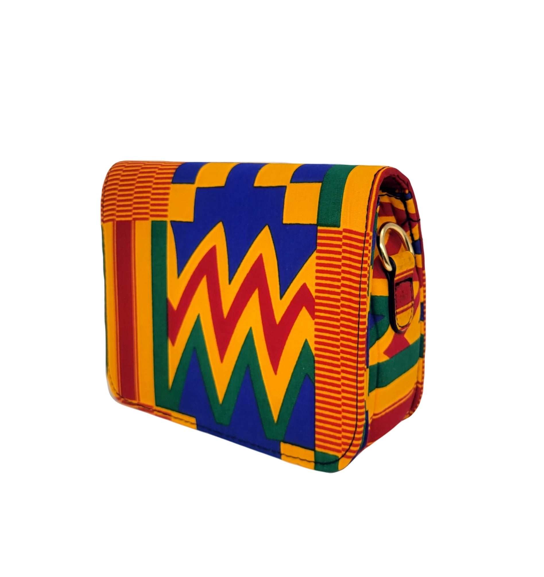 Glam Origins Lili Ankara Mini Clutch bag Handbags 
Handmade
Ankara
Vibrant Colors
Can be used as clutch or Chain handbag
Shoes sold separately
Spot Clean
Do not bleach
Made in China
 Lili Ankara Mini Clutch bag