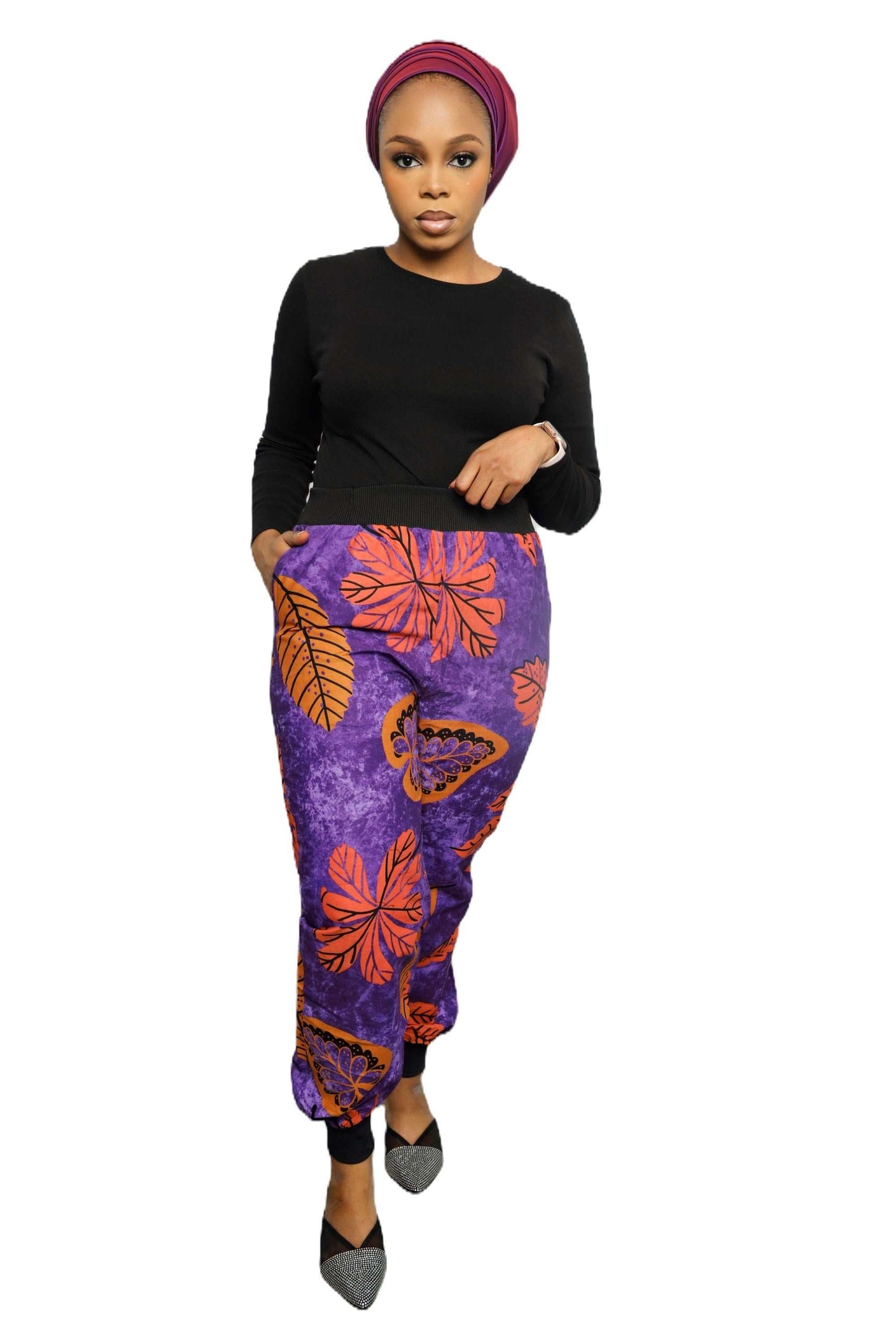 Glam Origins Ummita Ankara Joggers Joggers 
Ankara 
100% cotton
Measurement: M
Light lining
Vibrant Colors
Stylish
True to roots
Best dry clean
Accessories not included
Made in Nigeria
 Ummita Ankara Joggers