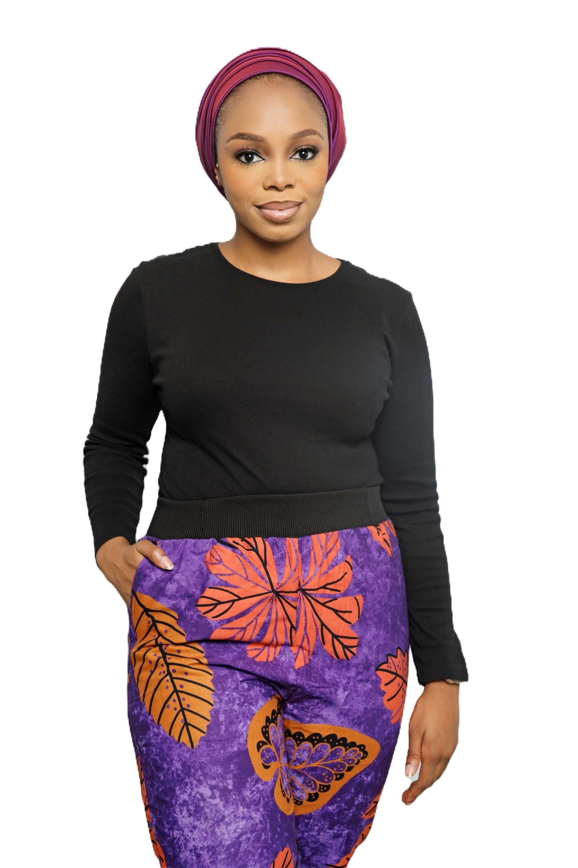 Glam Origins Ummita Ankara Joggers Joggers 
Ankara 
100% cotton
Measurement: M
Light lining
Vibrant Colors
Stylish
True to roots
Best dry clean
Accessories not included
Made in Nigeria
 Ummita Ankara Joggers