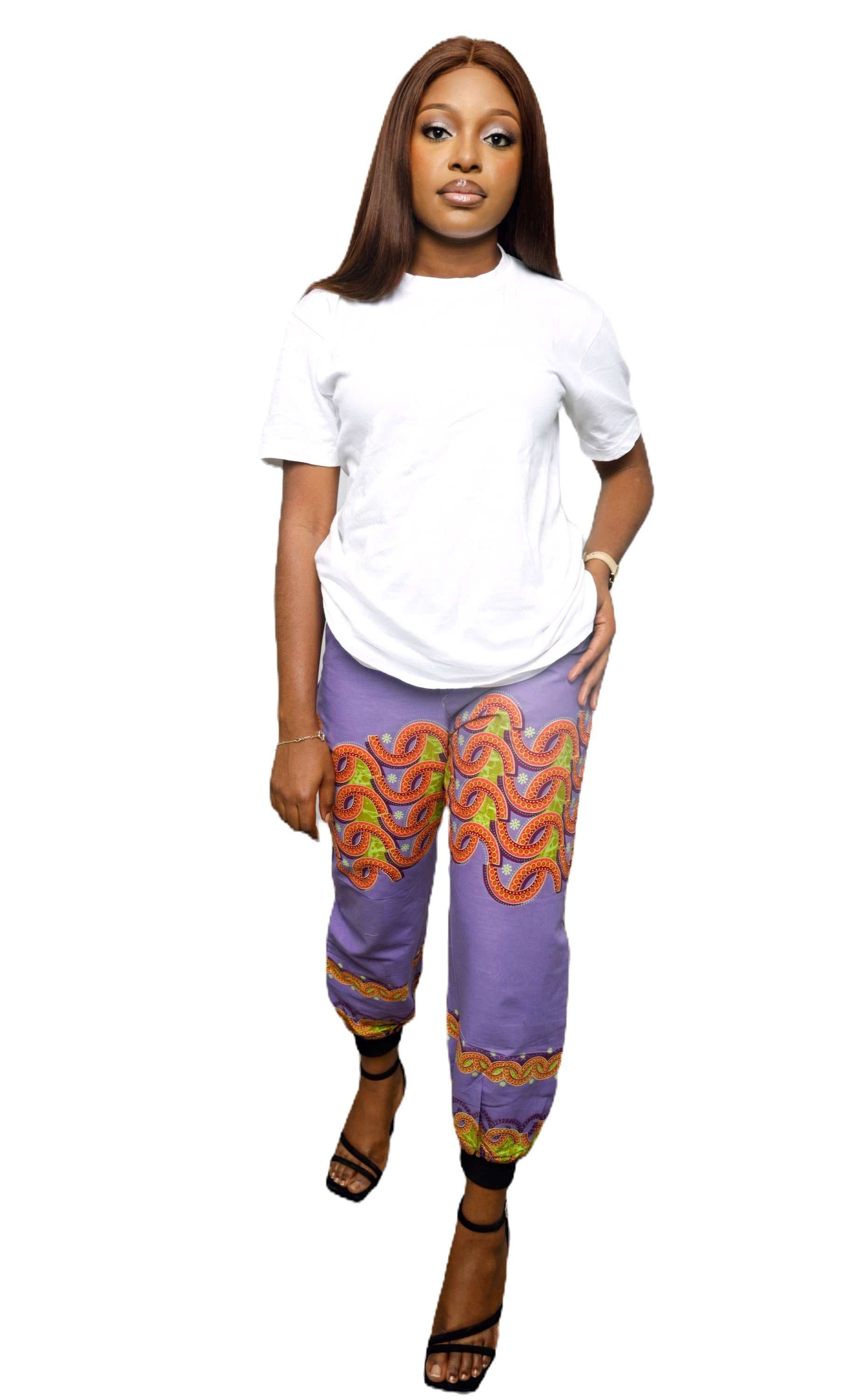 Glam Origins Ummita Ankara Joggers Joggers 
Ankara 
100% cotton
Measurement: M
Light lining
Vibrant Colors
Stylish
True to roots
Best dry clean
Accessories not included
Made in Nigeria
 Ummita Ankara Joggers